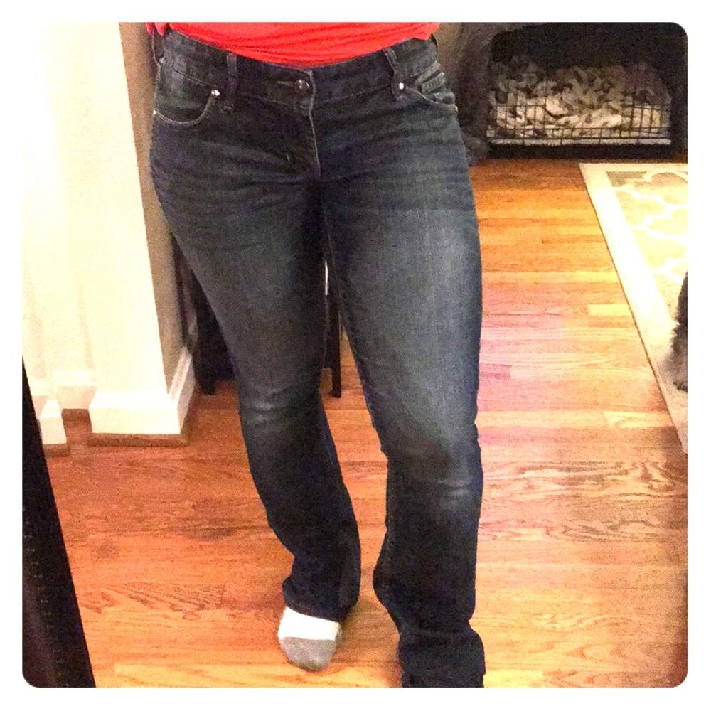 Dark wash women's Express jeans